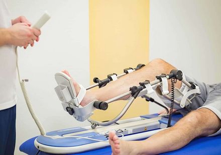 Orthopädische Therapie in der Marcus Klinik.