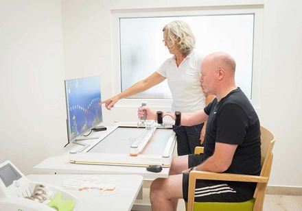 Therapie in der Marcus Klinik.