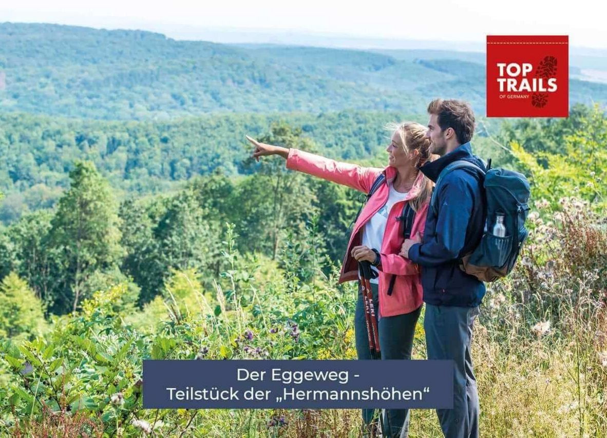 Ausblick vom Eggeweg - Teilstück der Hermannshöhen