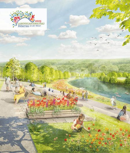 Weserpromenade Landesgartenschau Höxter